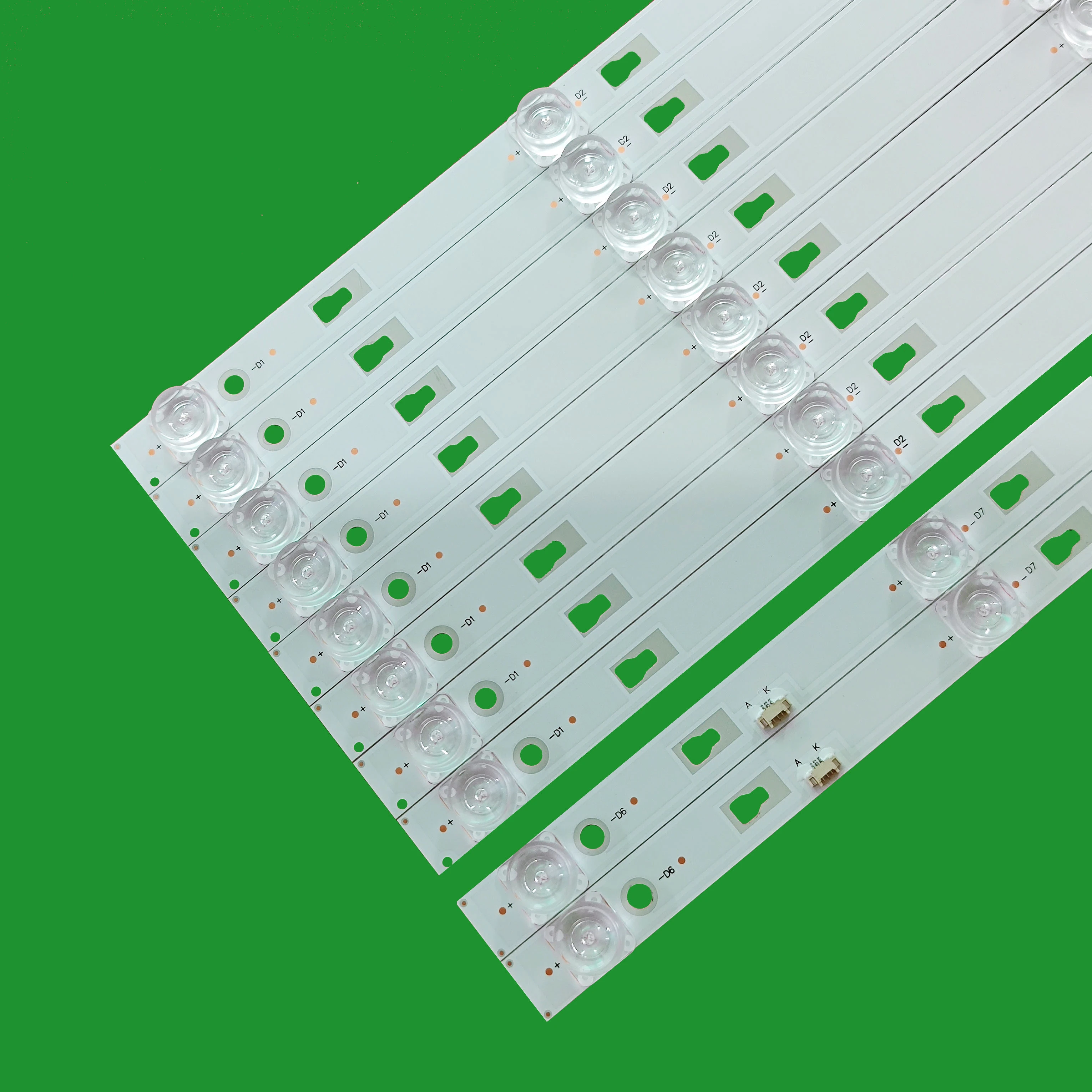 Conjunto Tira Retroiluminação Led para Led55d05a-zc29ag02 Led55d05b-zc29ag-02 Dlalu55c51 Ls55al88a81tk55zm Lc546pu1l01 Kx55 10 Peças - Imagem 6