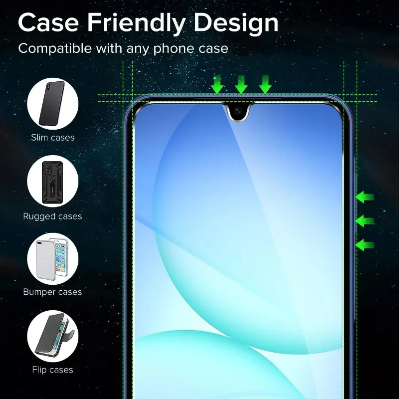 Premium Tempered Glass Screen Protector - 2-Pack