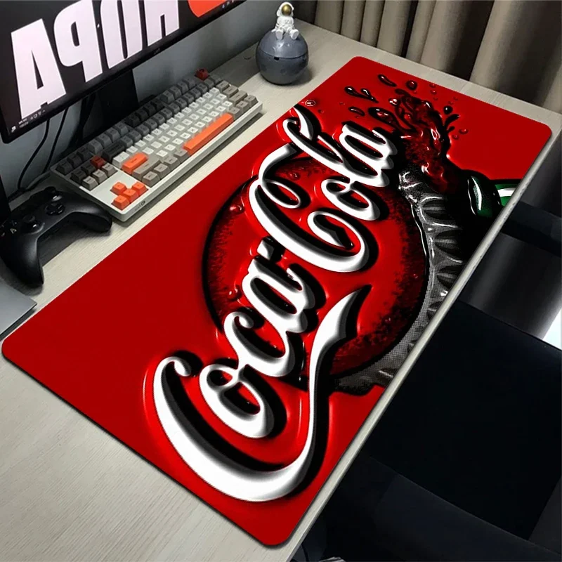 

Mause Pad Mouse Cocas Cola Xxl Mousepad Gamer 900x400 Keyboard Gaming Mats Playmat Computer and Office Deskmat Table Mat Deskpad