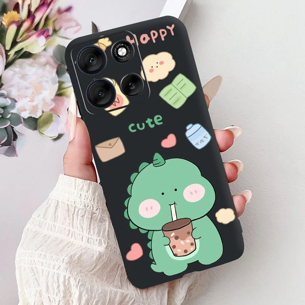 Cute Cartoon Cat & Butterfly Luxury Phone Case – Stylish Protection