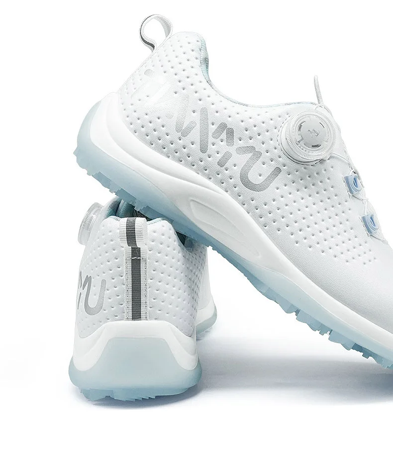 Description Picture 6 of itemTTYGJ Golf Women's Shoe Waterproof, Comfortable, Lightweight Snap Button Shock Absorbing Golf Sports Shoes Trendy, Breathable, a