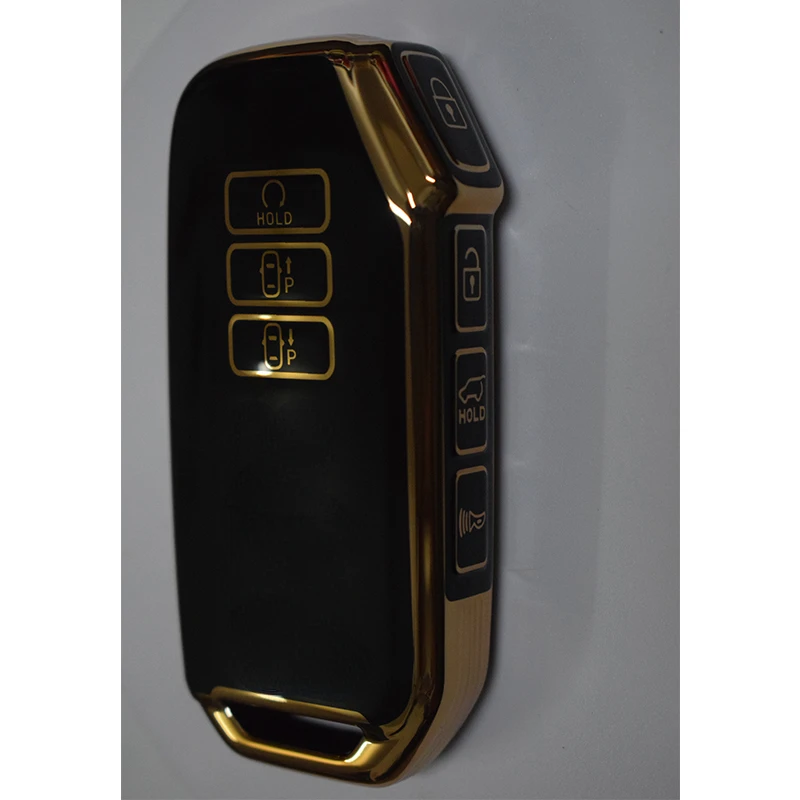 7 button black cover