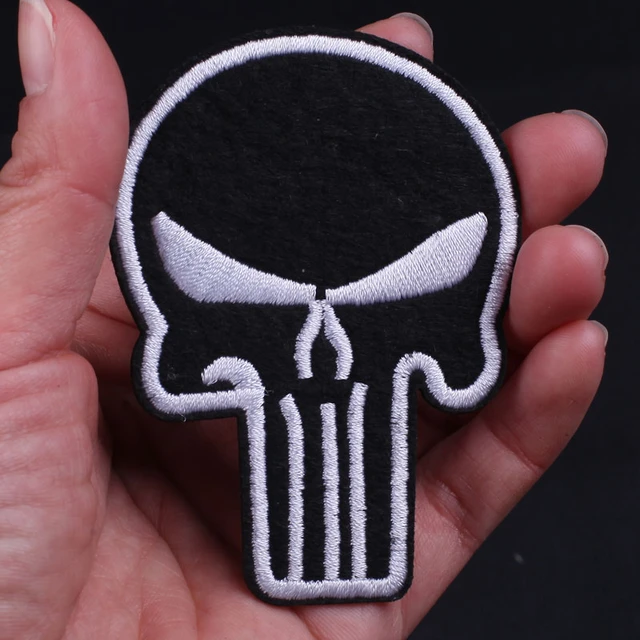 Embroidered Tactical Punisher, Punisher Patches Clothes