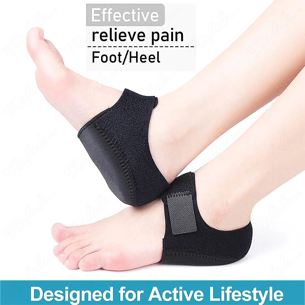 Gel Heel Insoles for Shoes Plantar Fasciitis Socks Women Men Heel Spur Pain Relief Protector Silicone Foot Pads for Sleeves shoe insoles heel patch insole heel cushion insole