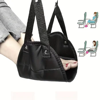 Adjustable Airplane Footrest Hammock 1