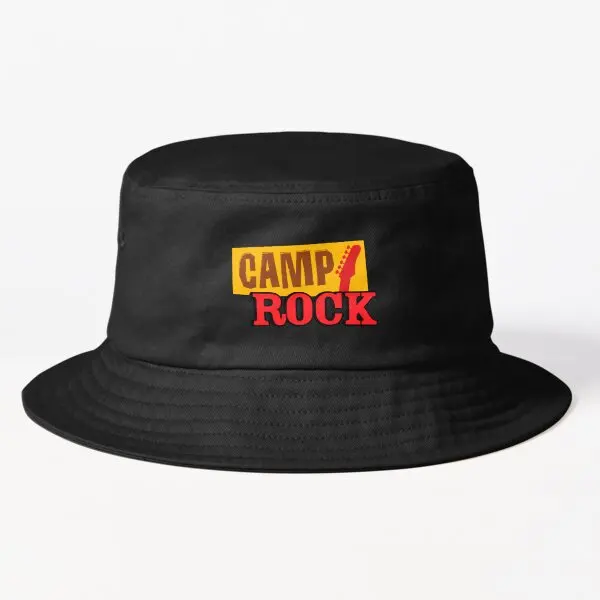 

Camp Rock Classic Bucket Hat Bucket Hat Sport Sun Cheapu Spring Casual Hip Hop Solid Color Outdoor Caps Fish Fashion Black