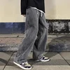 Loose Straight Leg Men's Jeans Design Sensation High Street Style Spring Autumn Fashion Brand Oversize AE Stock Origin China
