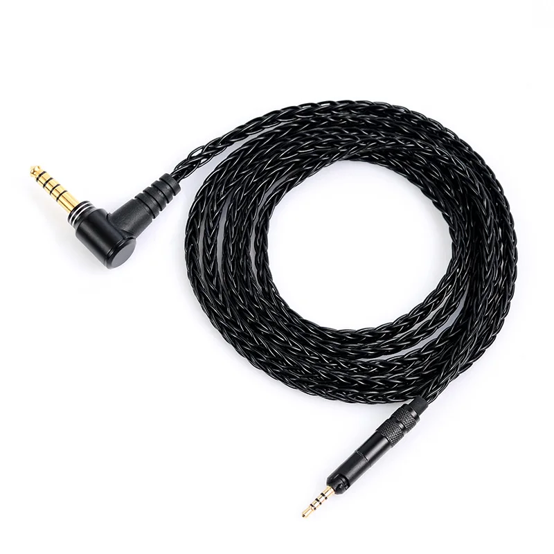 3.5mm or 4.4mm balanced headphone cables for ATH-M50x M40x M70x Sennheiser HD598 HD598se HD400pro HD560S HD599 Audio Cable