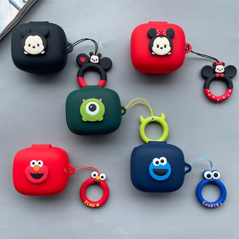 

For JBL Wave Flex / Live Free2 / C260 / Wave 300 TWS / Compact TWS Case Protective Cute Cartoon Cover Earphone Shell For JBL