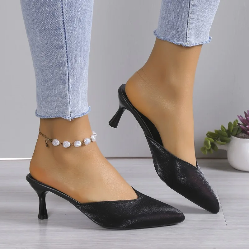 Eleganckie damskie szpilki ze skóry ze szpiczastym noskiem lato_voghion.com