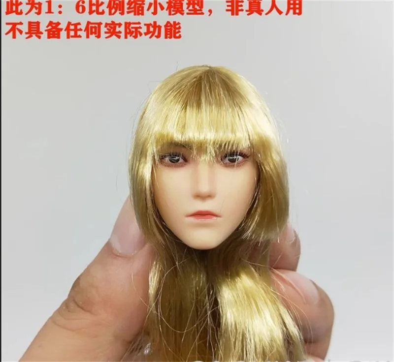 1/6 Soldato Femminile Angelo Yan Head Caring Abbigliamento Top Ginocchiera Modello Fit 12 ''Action Figures Body In Stock
