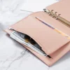 Moterm Regular A5 Size Rings Planner with 19MM Rings Binder Genuine Pebbled Grain Leather Notebook Agenda Organizer Sketchbook 4