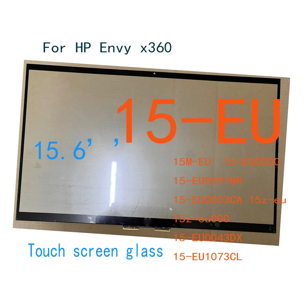 15.6 ''Per Hp Envy X360 15-Eu 15M-Eu 15-Eu0000 Muslimaur 15Z-Eu 15Z-Eu000 15-Eu0043Dx Touch Screen