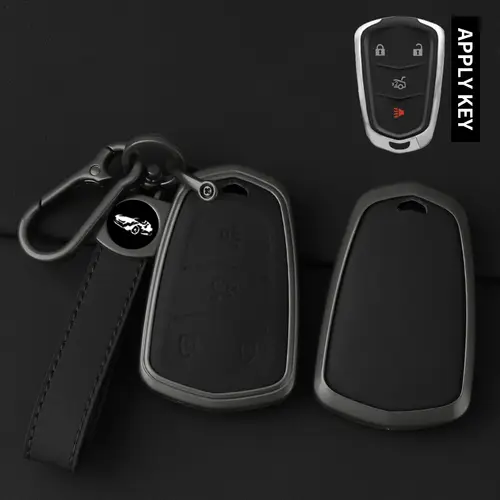 High Quality Leather Metal Car Key Case Cover Shell Fob for Cadillac 2015-2019 Escalade ATS CTS CT6 XTS XT5 SRX 3 4 5 6 Buttons - Image 16