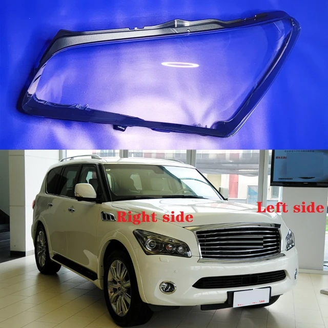 For Infiniti QX80 QX56 2011 2012 2013 Headlamp Lens Cover Car