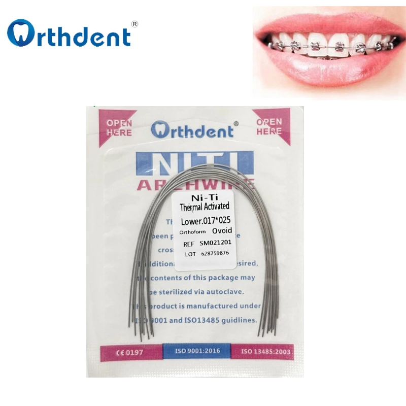 

Orthdent 1 Pack Dental Thermal Activated Arch Wires Niti Rectangular Arch Wire Orthodontic Archwires Ovoid Form