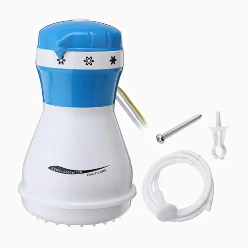 샤워 헤드가 있는 전기 히터, 즉석 온수기, 욕조용 비침수 히터, 5400W, 110V, 220V 3