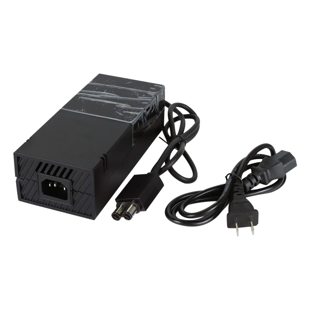 Black AC 100V-240V Power Supply US/EU/UK/AU Plug Adapter USB Charging Charger For Xbox One Console AC Adapter Brick Charger Tool