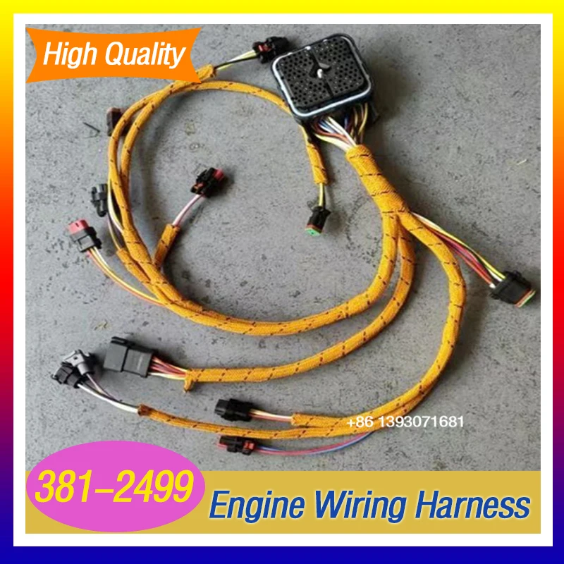 

E324D E325D Excavator Wire Harness 381-2499 C7 Engine Wiring Harness 3812499
