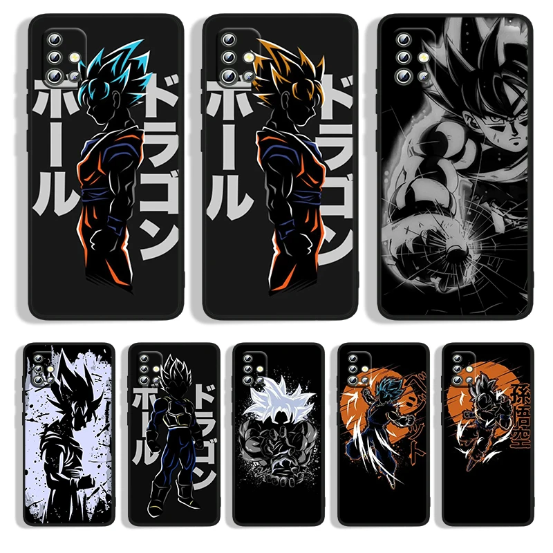 D-Sfere Del Drago Freezer Goku Per Samsung A32 A52 A52S A72 A02 A22 A03 A02S A03S A13 A53 A73 A23 A13 A14 Lite Nero Morbido