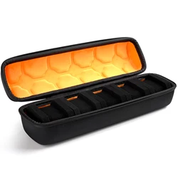 Scatola di Stoccaggio e Display per Orologi Rigida di Lusso con 5 Slot