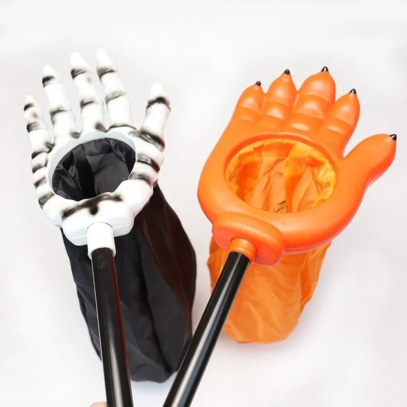Neue Süßigkeiten Tasche Kreative Halloween Palm Kürbis Schädel Für Kind Süßes Oder Saures Geschenk Party Liefert Hause Festival Party Liefert – Detail 2
