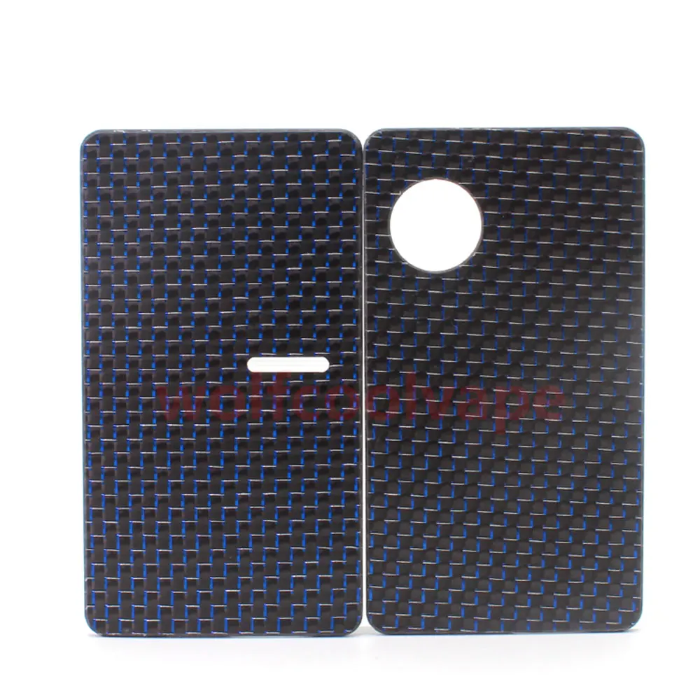 

wolfcoolvape Round Replacement Front + Back Cover Panel Plate vape for dotMod dotAIO V2 Pod Carbon Fiber