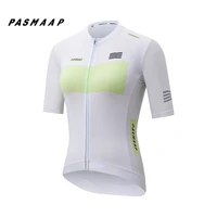 PASMAAP-Midsummer Cycling Jersey for Men, MTB Road Bicycle Shirt, Pro Team, Short Sleeve Bike Clothes, High Quality 1