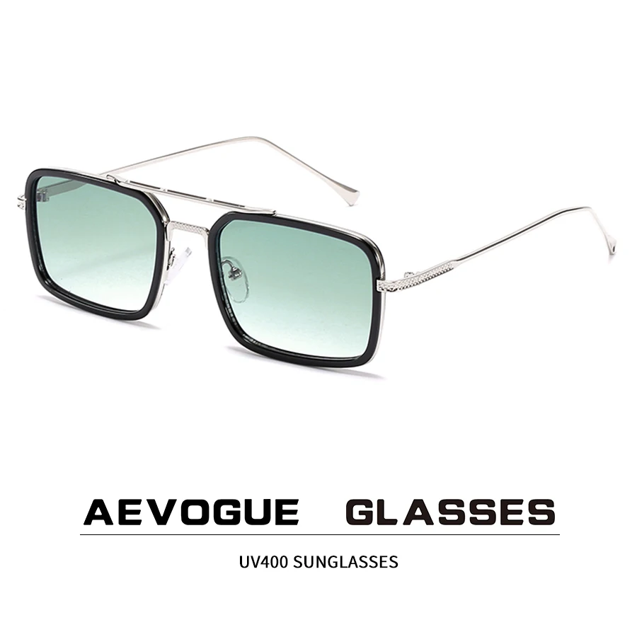 

AEVOGUE Sunglasses Women Spectacles Frame Glasses Frame Retro Sunglasses Fashion Glasses Shades Sunglasses Men Square AE1252