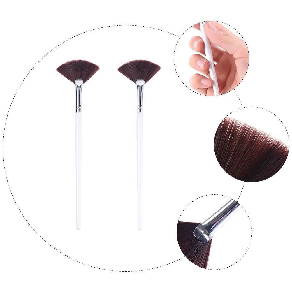 

2Pcs Facial Mask Brush with Synthetic Hair Face Mask Cream Applicator Tools