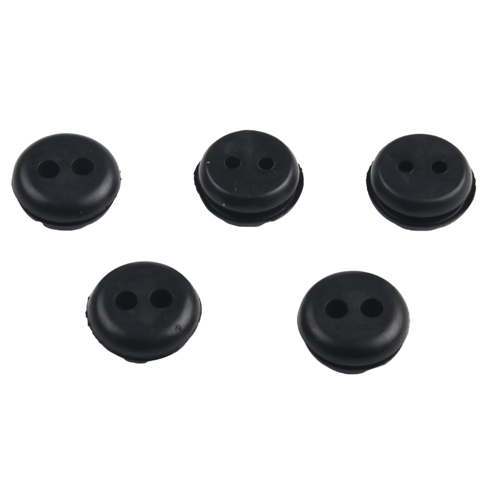 

5Pcs Set Rubber Grommets For Trimmer / Lawn Mower 2-Hole Fuel Gas Tank Grommet Replacement Garden Power Tool Accessories