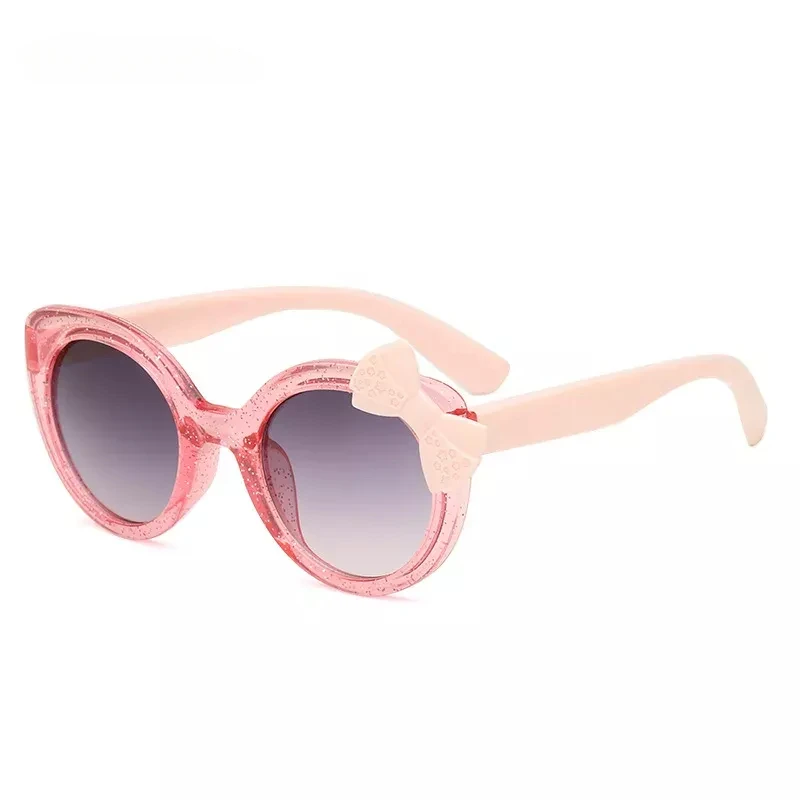 Children Sunglasses Kids Sunglasses Bowknot Lovely Cat Eye Children Sunglasses Personality Sun Glasses Kids Cute Baby Eyewear Trend Girls Boy Eyeglasses
