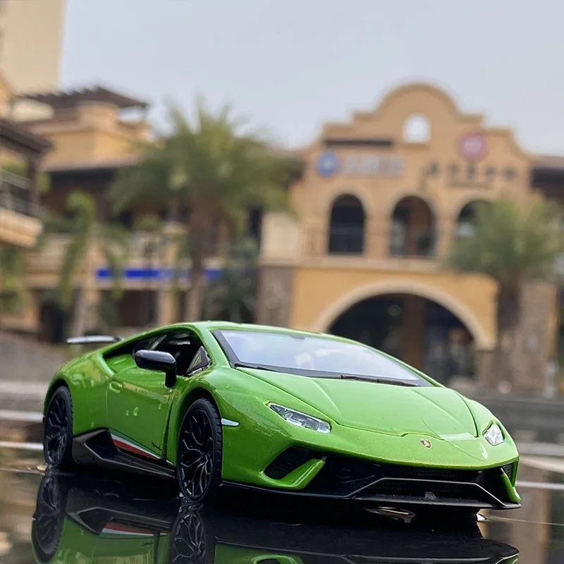 

Bburago 1:32 Lamborghini Huracan, сплав, модель автомобиля, металл, моделирование, звук и светильник, коллекция, детские игрушки, подарки