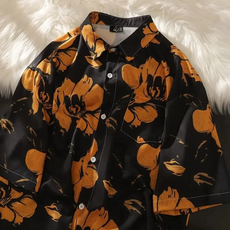 Sweet Fruit 3D Printed Shirt Men Women Casual Fashion Short Sleeves Shirts Button Lapel Streetwear Oversized Clothing No Pockets 4