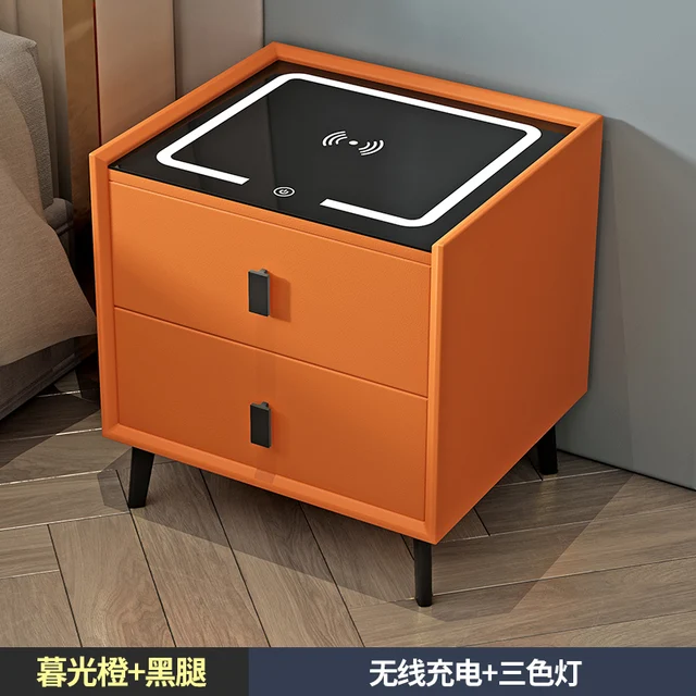 Smart Modern Nightstands Nordic Bedroom Luxury Storage Nightstands