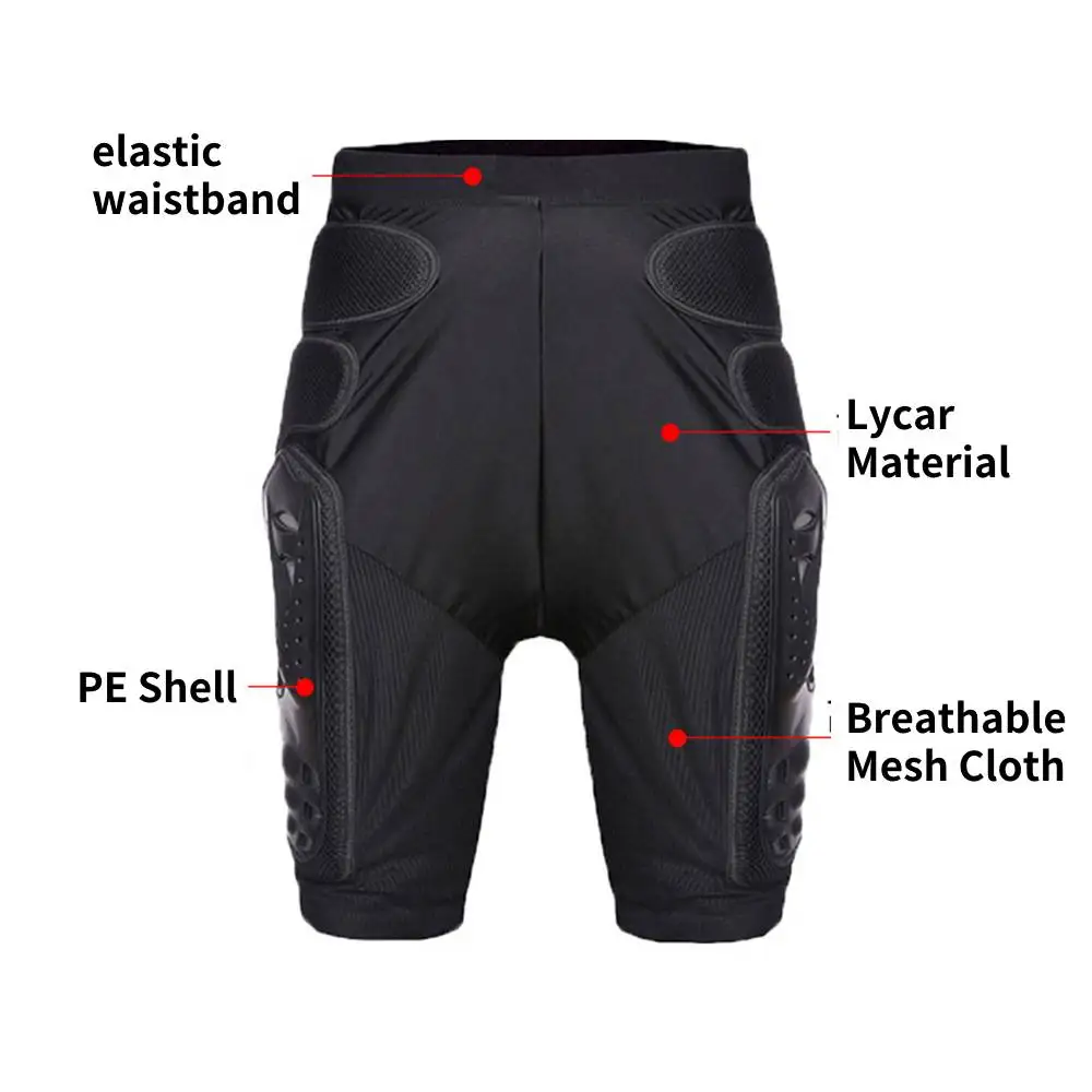 Motorcycle Hip Protection Padded Pants Skiing Hip Pad Shorts Cycling Skating Skateboard Snowboard Armour Shorts Protective Gear