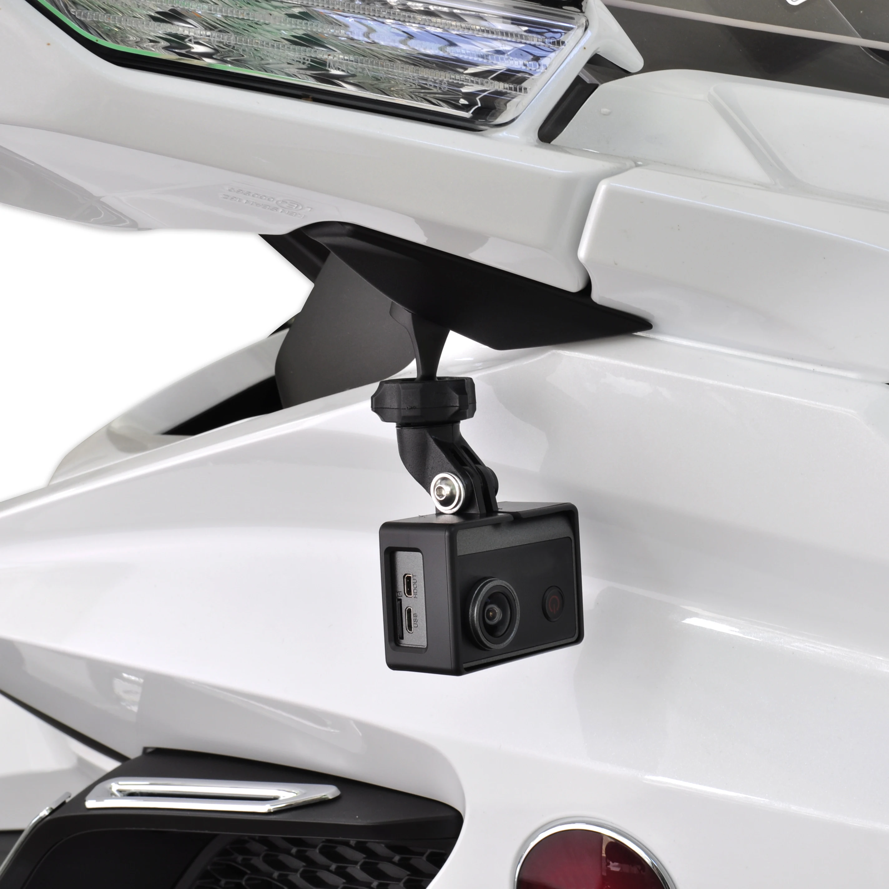 Aluminum Alloy Rear View Mirror Camera Frame Bracket Accessory Mounting Kit For Honda Gold Wing GL1800 F6B 2018-2023 Motorcycle