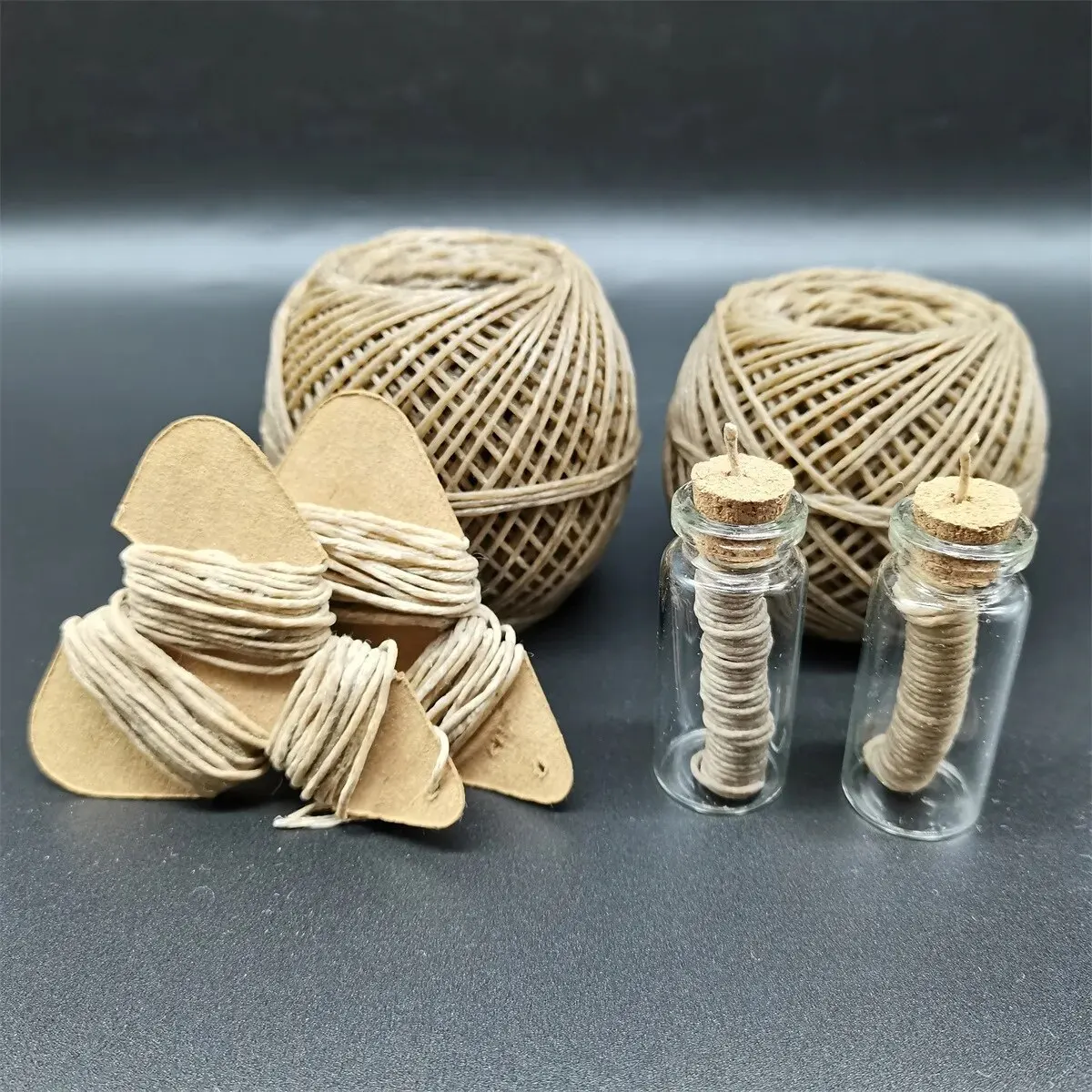 Hemp Wick 1pc 210 FT 1.2mm Well Coated Natural Beeswax for Wick Lighter Or Candle Making Slow Burn No Drip