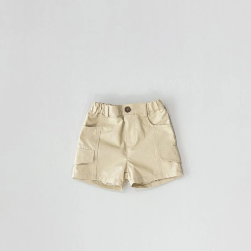 Summer Newborn Infant Baby Girls Boys Casual Suit Striped Pocket Shirt Cargo Shorts Kids Fashion Baby Clothing