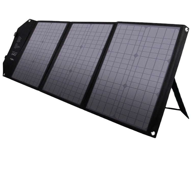 

Powkey Manufacturer Waterproof 12V Portable Foldable Solar Panel 40W 60W 100W 120W for outdoor power station