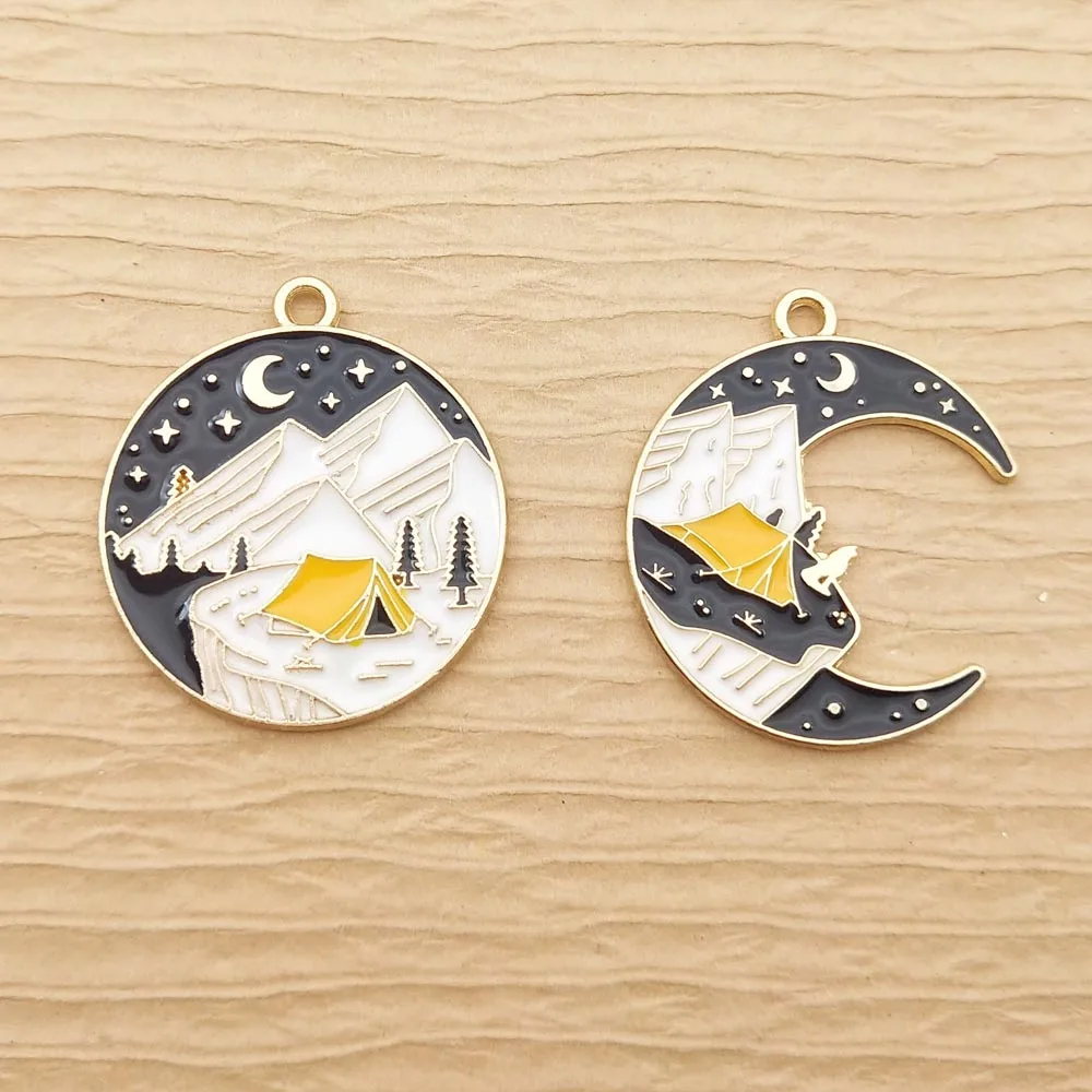 80-teiliges Kürbis-Anhänger Set Für DIY-Schmuck - Herbst & Halloween Deko