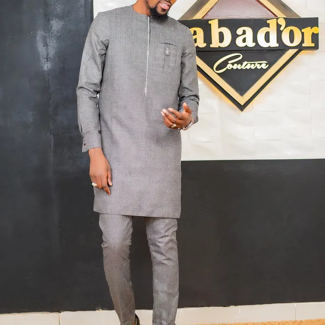 Mustapha Dashiki Shirt and Pant - Image 5