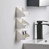 Beveled Organizer Bathroom Organizer Under Bulkhead Sticky Wall Mounted Organizer Space Saving Categorized Organizer Container 4