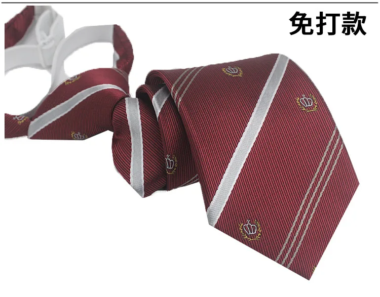 Polyester JK Necktie Simple Plaid Neckwear Striped Neck Tie Clothes Accessories Cravat Uniform Bow Tie Women Men
