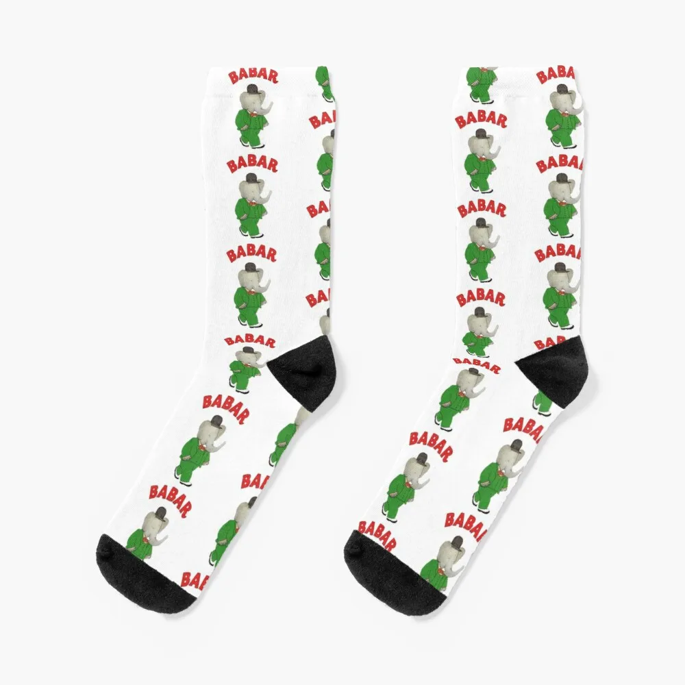 babar the elephant Socks Funny Socks Woman Sport Man Sock