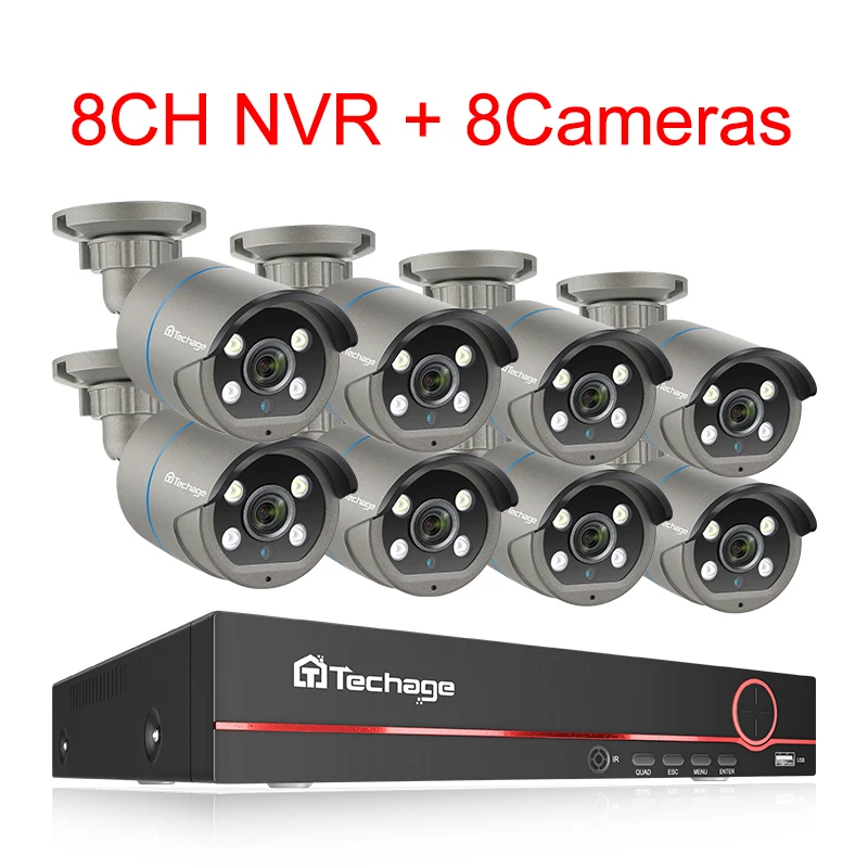 8CH NVR 8 Cameras