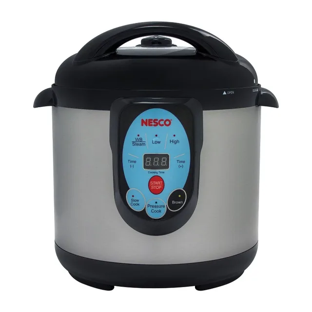 Discover the NESCO® NPC-9 9.5 Qt. Electric Smart Pressure Cooker and Canner