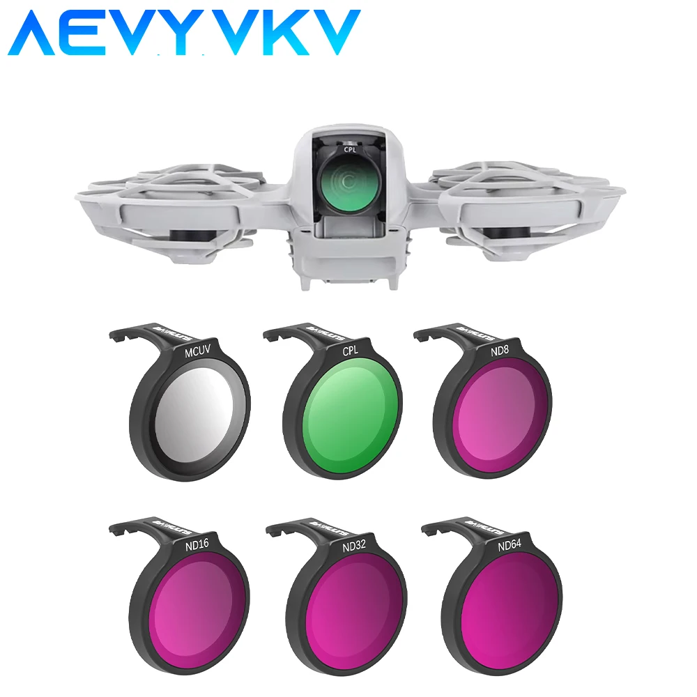 Lens Filter for DJI Neo ND Filters Set Camera Lens Filter Kit ND64 MCUV HD Optical Glass Camera Filter Accessories