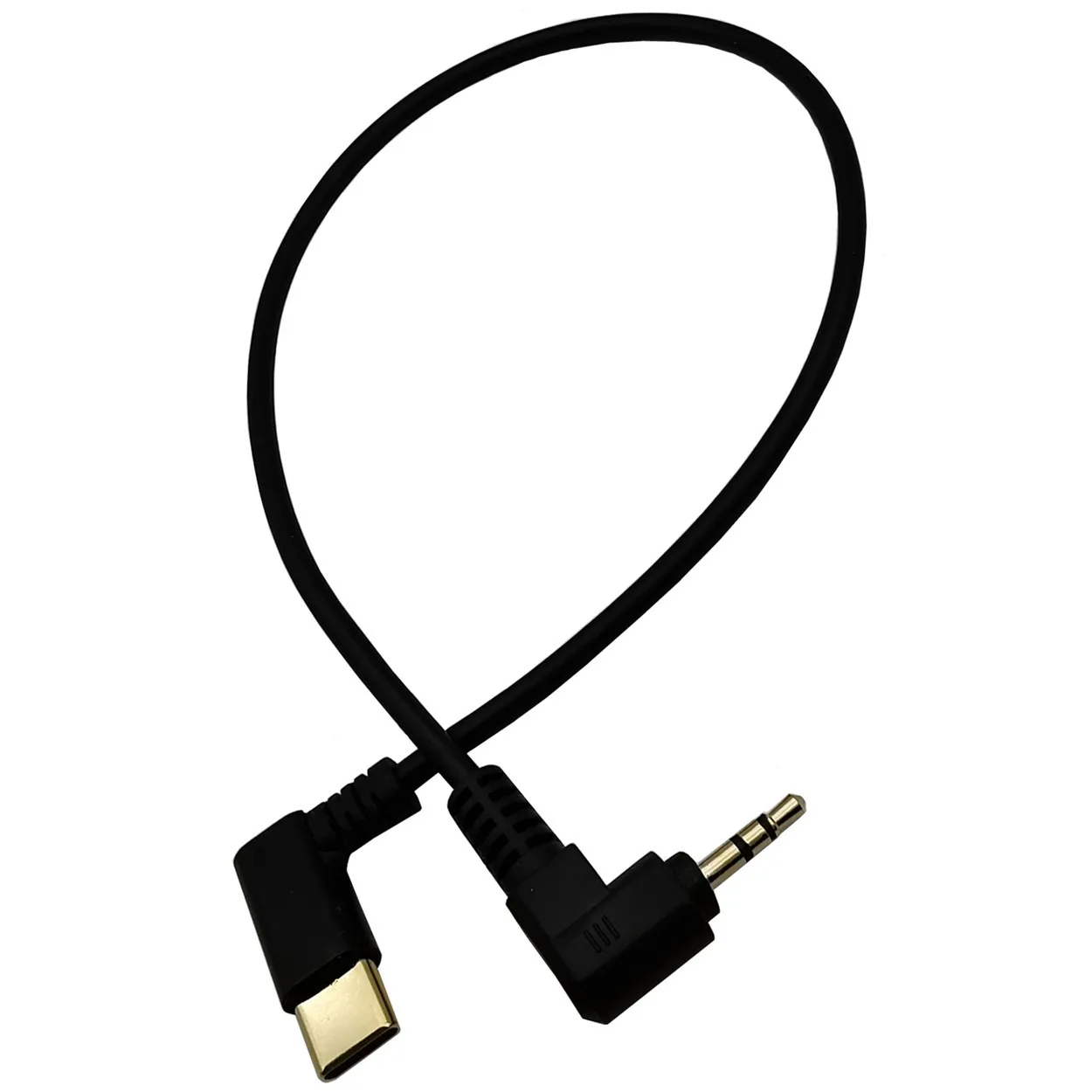 2.5mm Audio to USB C Cable, 90 Degree angle USB Type-C to 2.5 mm elbow Male AUX Headphone Jack 30cm cable