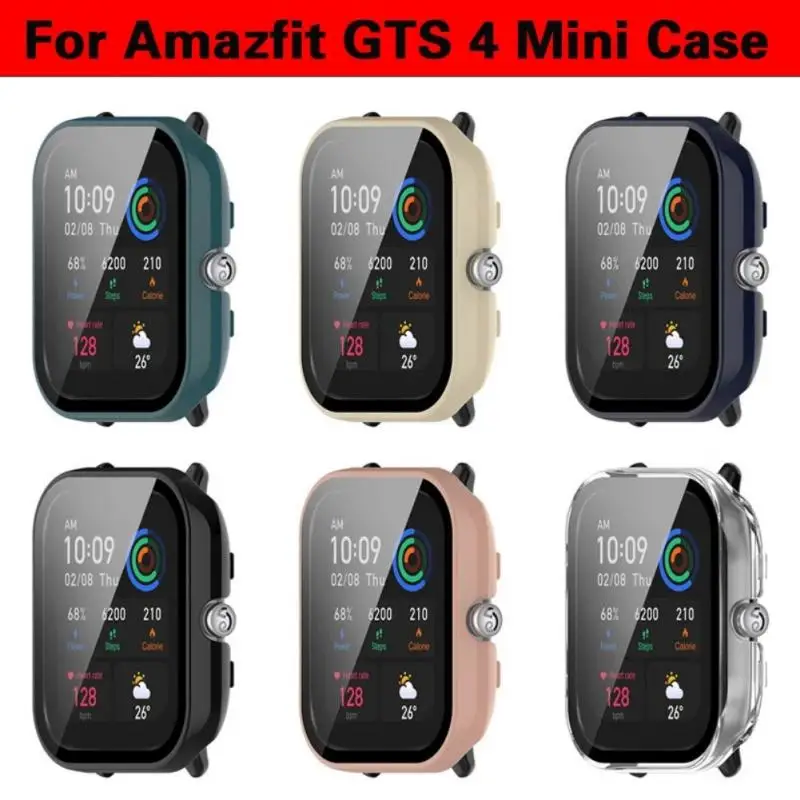 Screen Protector Case For Huami Amazfit GTS 4 mini Watch Colorful Protector  TPU Case Cover Protector Frame For Amazfit GTS4 mini - AliExpress